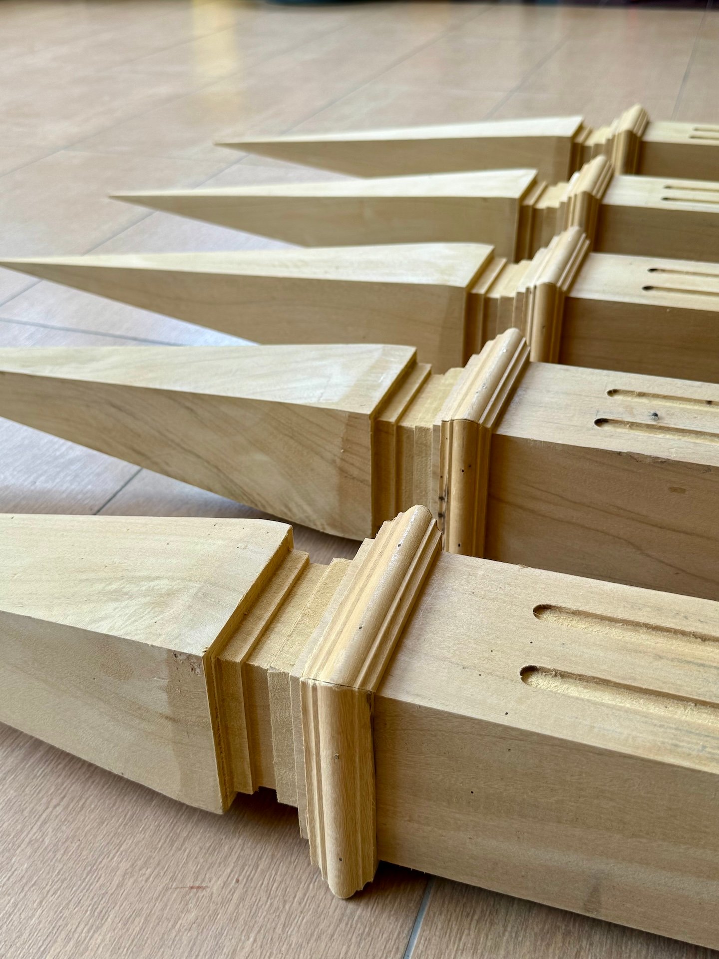 Chengal Wood Roof Finial